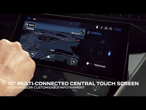 Peugeot i-Cockpit® | 10’’ Multi-connected central touch screen