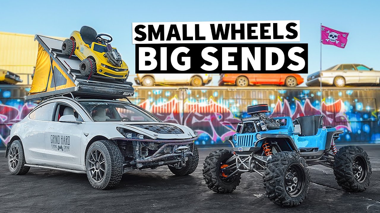 The Hoonicorn of Power Wheels!? (1,000cc/105hp/4×4) fire jumps in the Burnyard // Build Breakdown