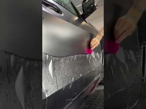 Car Wrapping is so Satisfying ? #shorts