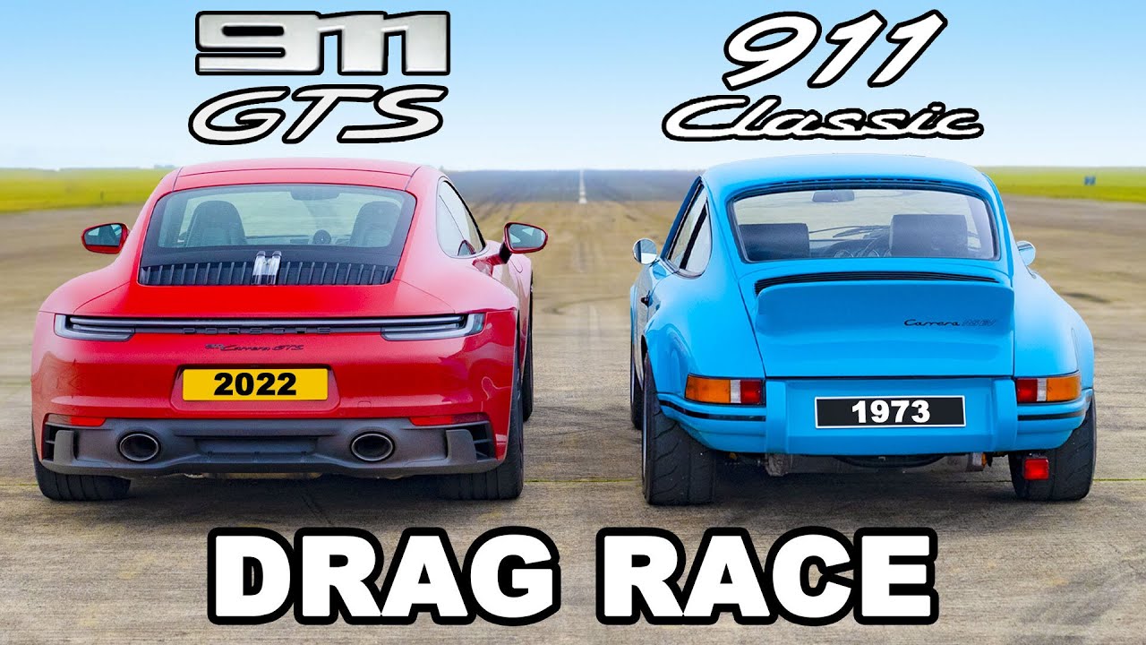 Porsche 911 GTS v 450hp EV Porsche 911?! DRAG RACE
