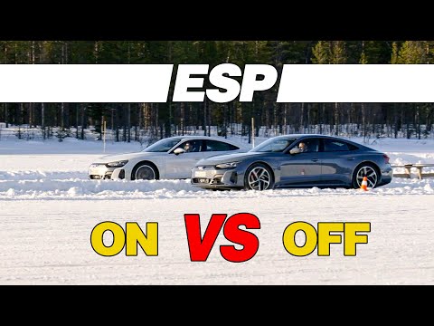 Audi e-tron GT | ESP off VS. ESP on