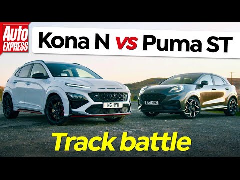 Hyundai Kona N vs Ford Puma ST: Битка на пат и тркачка патека / ВИДЕО