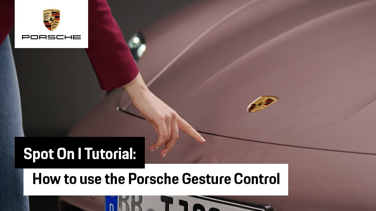 Како се користи Porsche Gesture Control | Туторијал / ВИДЕО