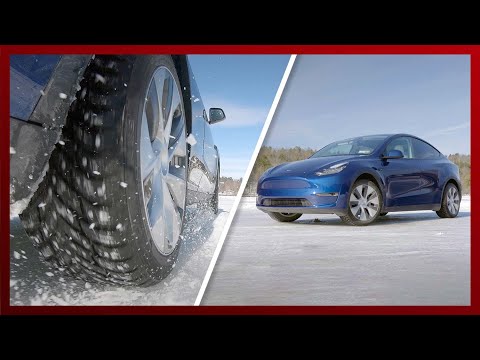 Возење со Tesla Model Y на замрзнато езеро / ВИДЕО
