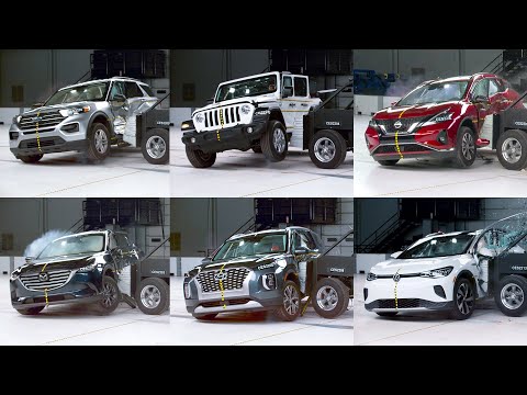 Краш-ТЕСТ споредба на 10 средно-големи SUV модели за 2022 година / ВИДЕО