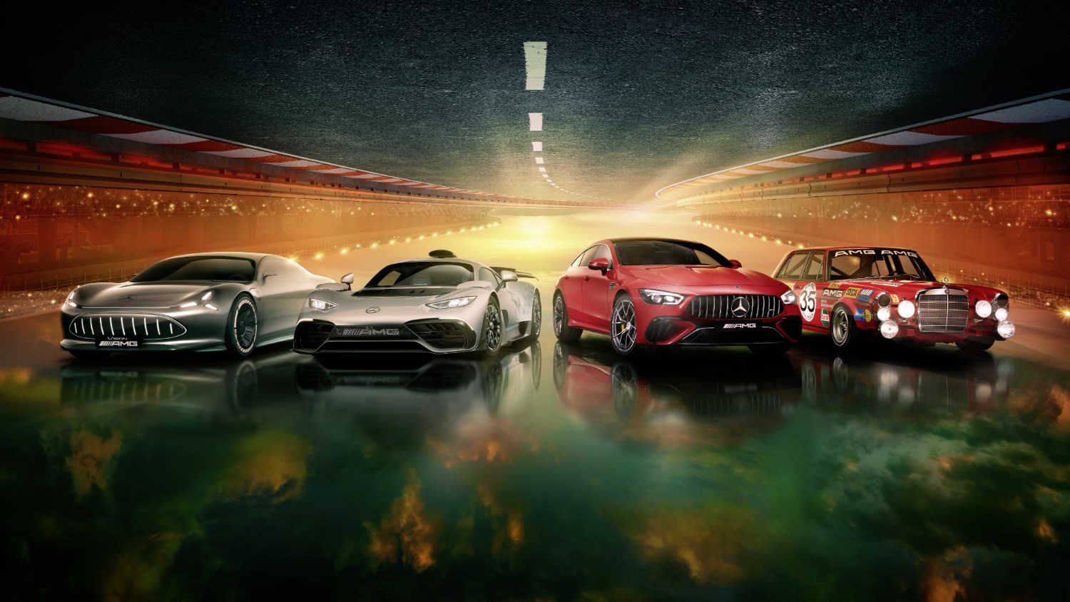 Mercedes-AMG слави 55 години постоење / ВИДЕО