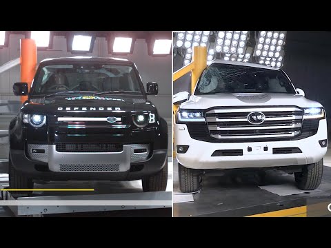 4Drive Time: 2022 Toyota Land Cruiser VS Land Rover Defender (КРАШ ТЕСТ) / ВИДЕО