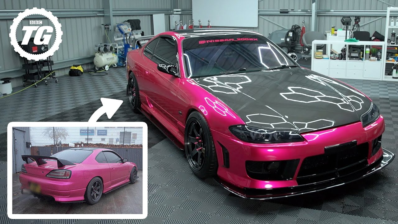 Детална трансформација на дрифт иконата Nissan Silvia S15 / ВИДЕО