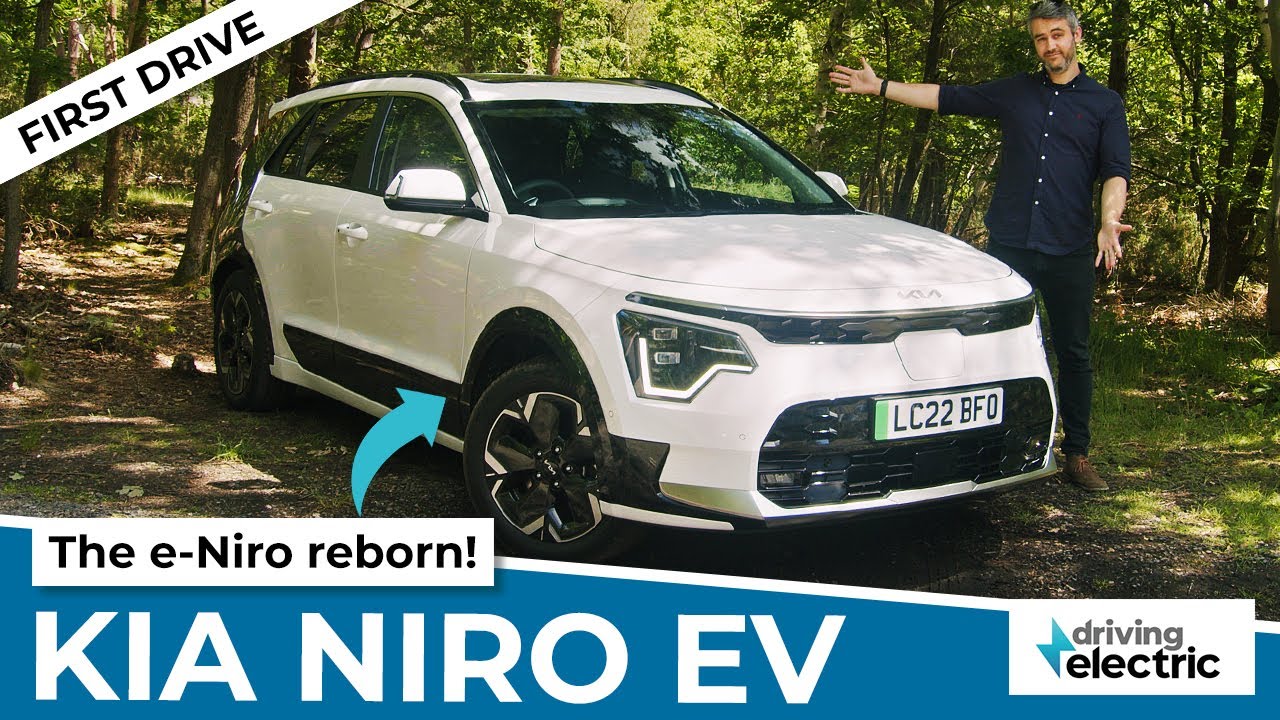 DrivingElectric ПРЕГЛЕД: 2022 Kia Niro EV прототип / ВИДЕО
