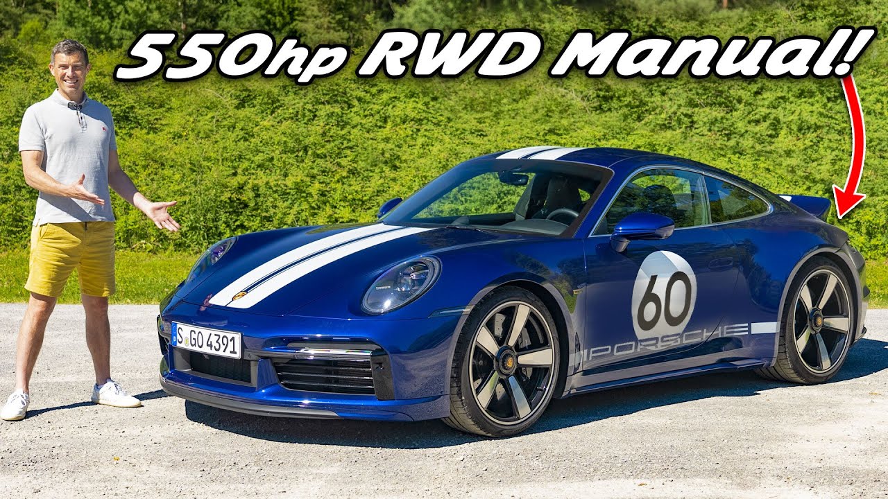 Carwow: Новиот Porsche 911 ‘R’ – Turbo S мотор, RWD и мануелен менувач! ? / ВИДЕО