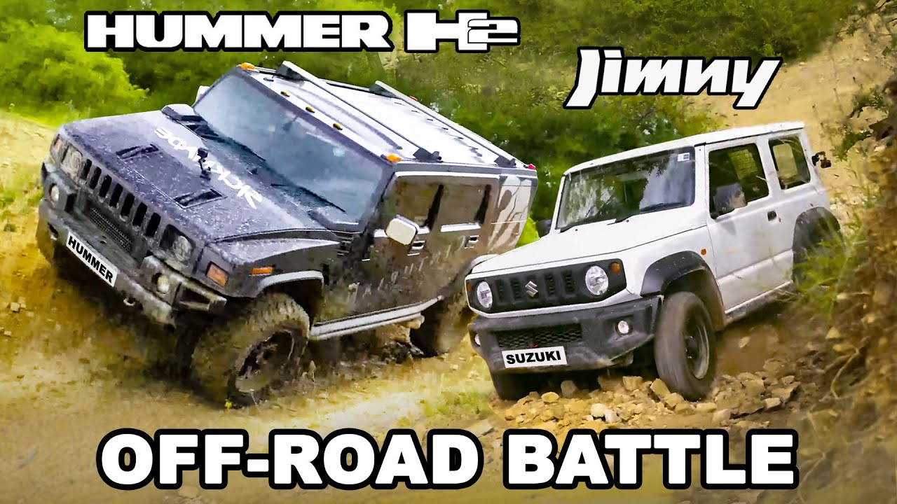 Carwow: Hummer H2 vs Suzuki Jimny: OFF-ROAD! / ВИДЕО