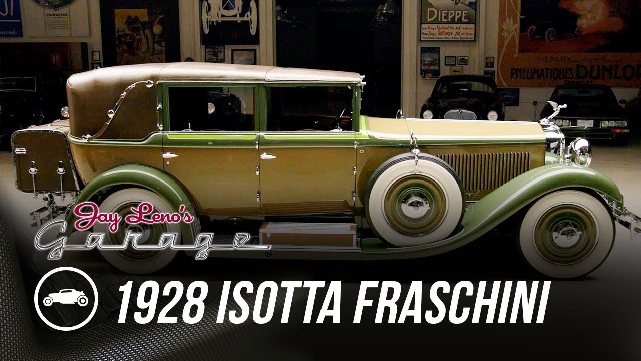 Гаражата на Џеј Лено: 1928 Nethercutt’s Isotta Fraschini Landaulet Type 8A / ВИДЕО