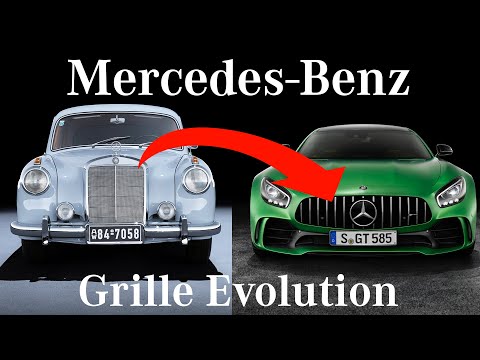 Како еволуираше решетката на ладилникот на Mercedes-Benz од 1900 па до денес?! / ВИДЕО