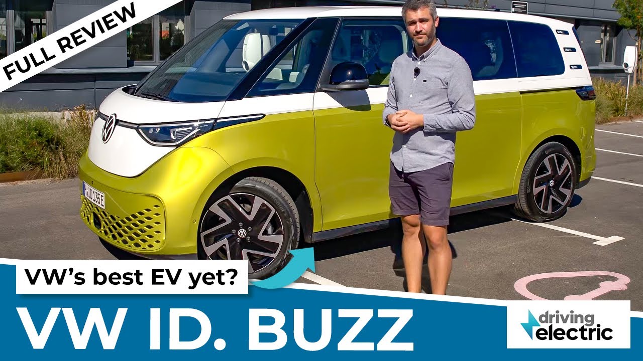 DrivingElectric: Целосен увид во новиот 2022 Volkswagen ID. Buzz / ВИДЕО