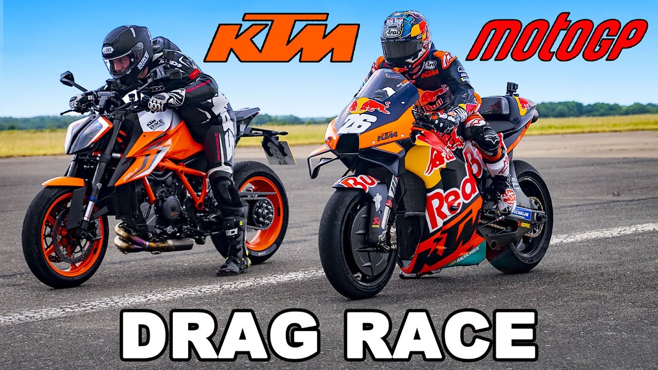 Трка во забрзување: MotoGP мотоцикл vs Porsche 911 Turbo S vs KTM патен мотоцикл / ВИДЕО