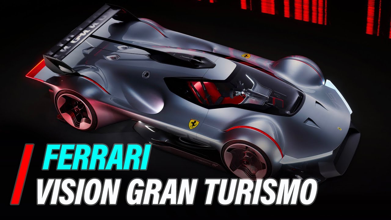 Ferrari Vision GT: Едносед со хибриден твин-турбо V6 / ВИДЕО