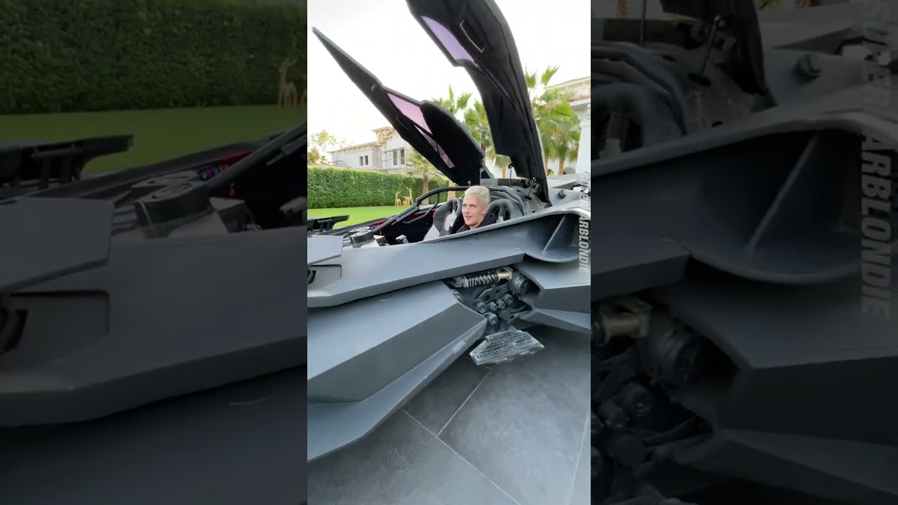 Supercar Blondie: Во салонот на најлудиот Batmobile во светот 🦇🤯 / ВИДЕО