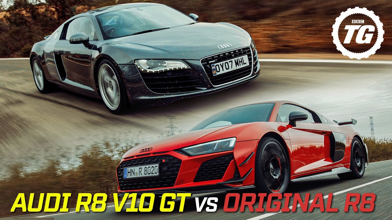 Позајмен ТЕСТ: Последното Audi R8 GT V10 наспроти оригиналниот Audi R8 V8 / ВИДЕО