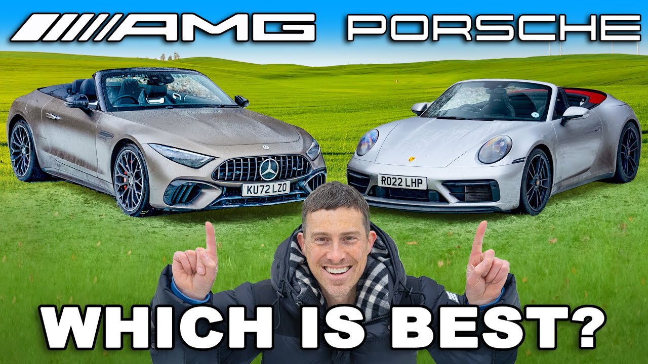 Споредбен ТЕСТ: Кој е подобар – Mercedes AMG SL 55 или Porsche 911 GTS?! / ВИДЕО