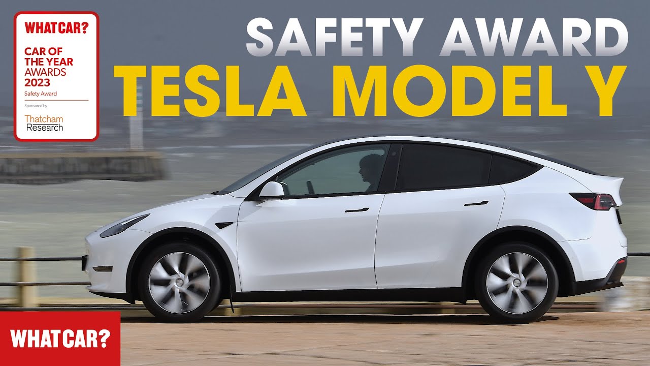 2023 What Car? Safety Award: Tesla Model Y / ВИДЕО