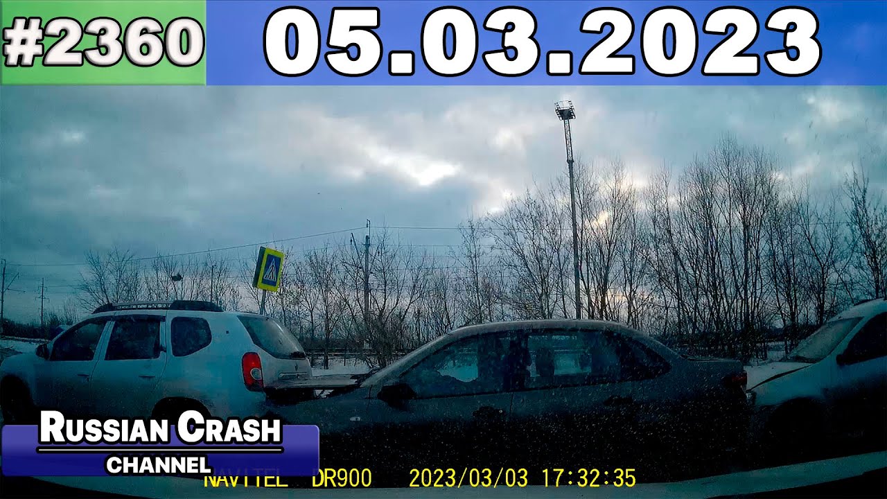 Компилација од руски видео записи од автомобилски камери (05.03.2023) / ВИДЕО