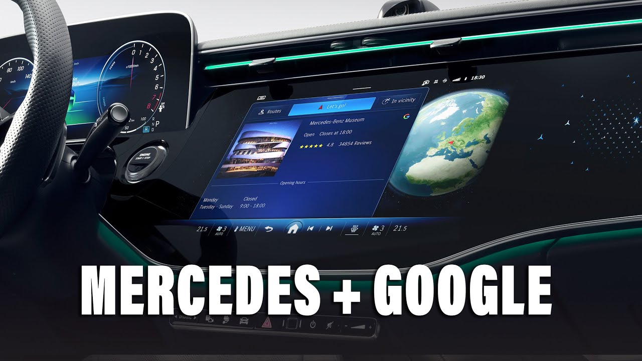 Mercedes и Google: Како оваа интеграција ќе функционира во новата 2024 E-класа?! / ВИДЕО